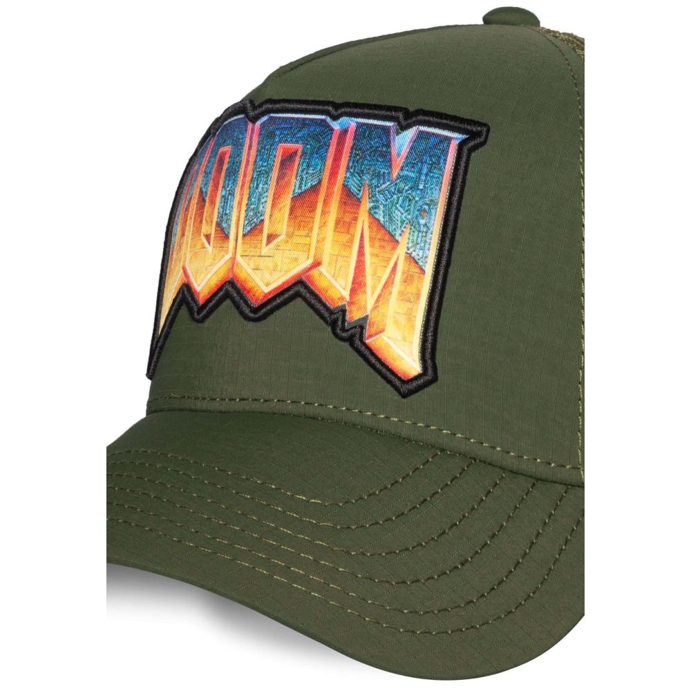 Doom - Logo Trucker pet - Groen